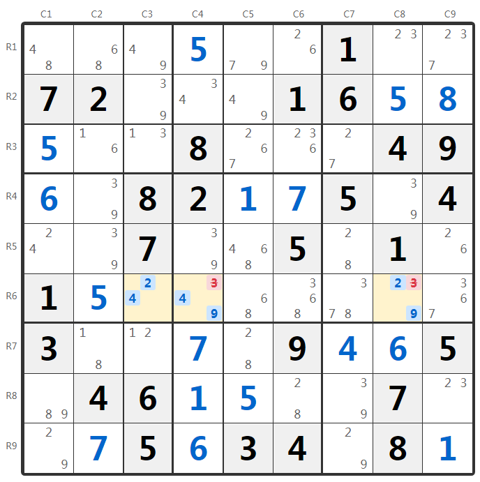 히든 트리플 예제 - 행 분석